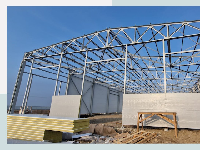 Утепленные ангары в Геленджик от 624 руб. за м²