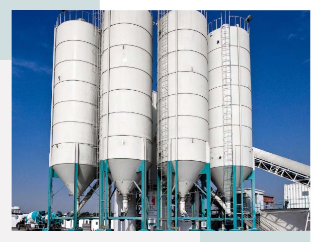 Строительство цементных силосов в Геленджике