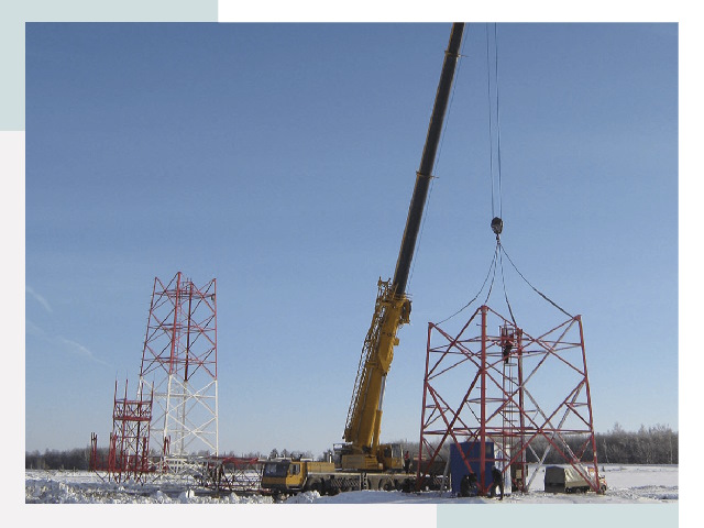 Монтаж вышек связи в Геленджике