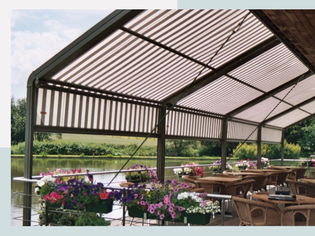 Элегантные навесы для кафе от 624 руб в Геленджик