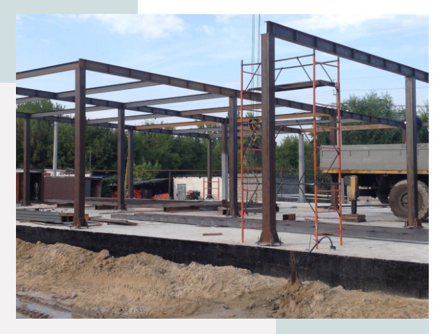 Фундамент для ангаров в Геленджике