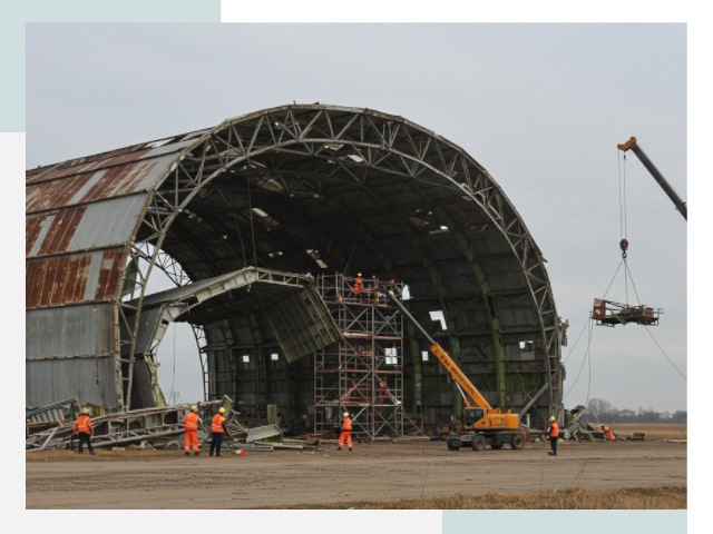 Демонтаж ангаров в Геленджике